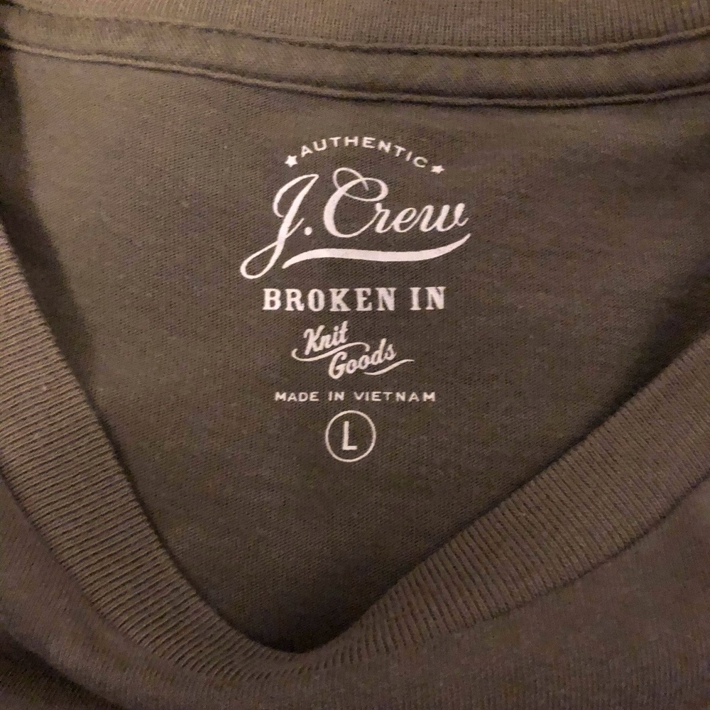 J. Crew Essential T-Shirt - Olive